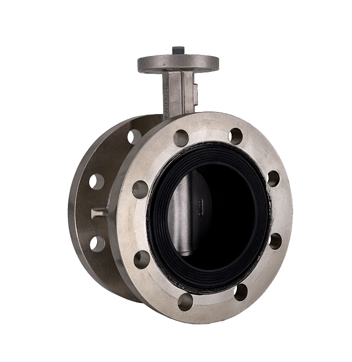 不銹鋼法蘭式無頭蝶閥 不銹鋼法蘭式無頭蝶閥