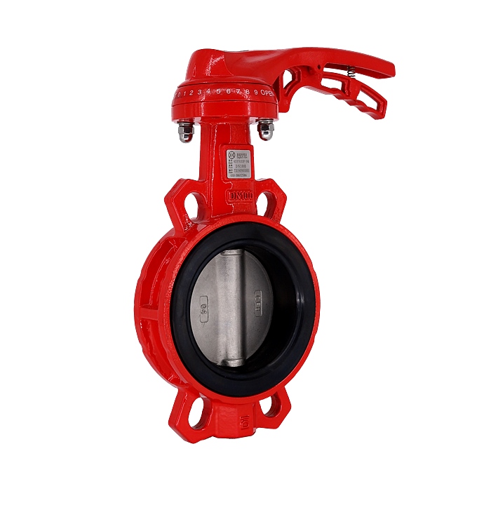 無靠背對夾式手柄蝶閥