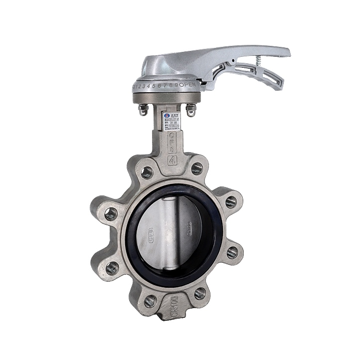 有靠背—不銹鋼單夾式手柄蝶閥 有靠背—不銹鋼單夾式手柄蝶閥