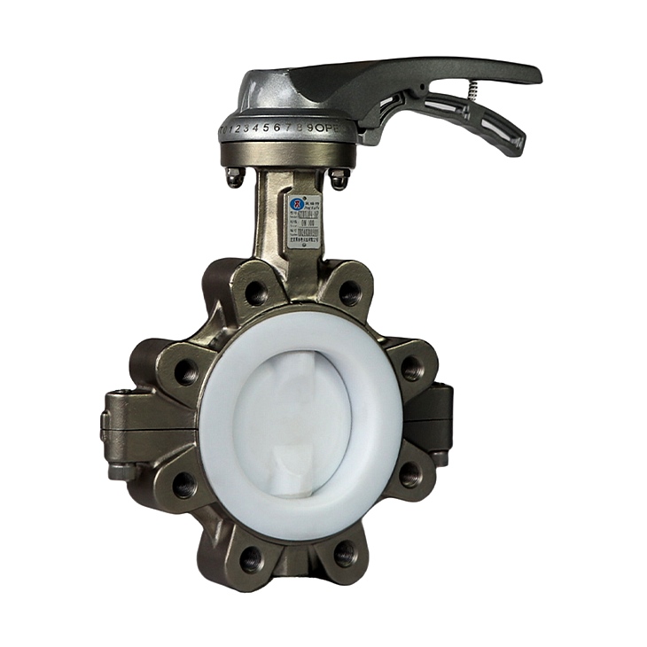 全襯-不銹鋼單夾式手柄蝶閥