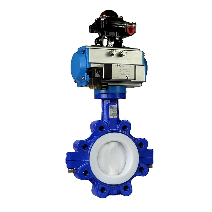 全襯單夾式氣動(dòng)蝶閥