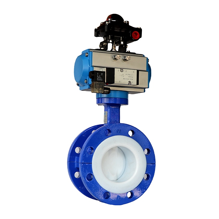 全襯法蘭式氣動(dòng)蝶閥