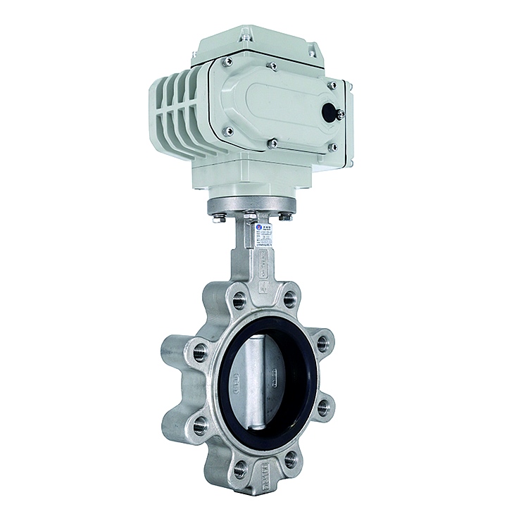 有靠背—不銹鋼單夾式電動(dòng)蝶閥