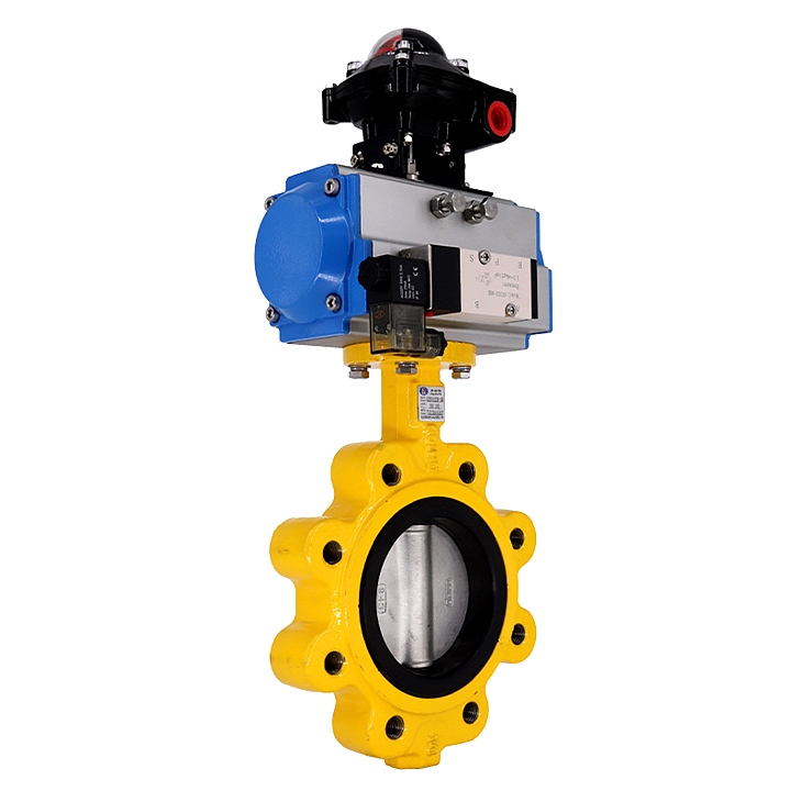 有靠背單夾式氣動蝶閥 有靠背單夾式氣動蝶閥