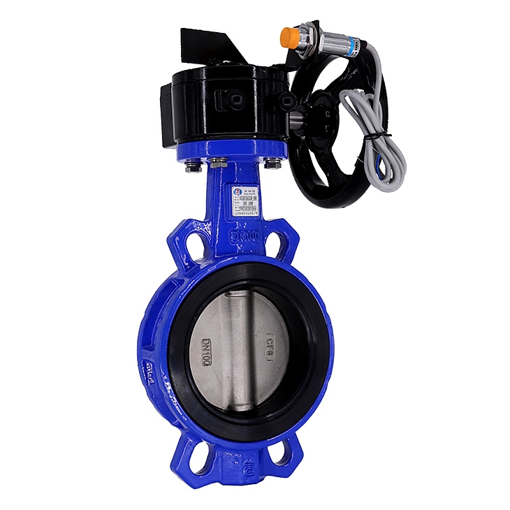 有靠背對(duì)夾式發(fā)訊蝸輪蝶閥 有靠背對(duì)夾式發(fā)訊蝸輪蝶閥