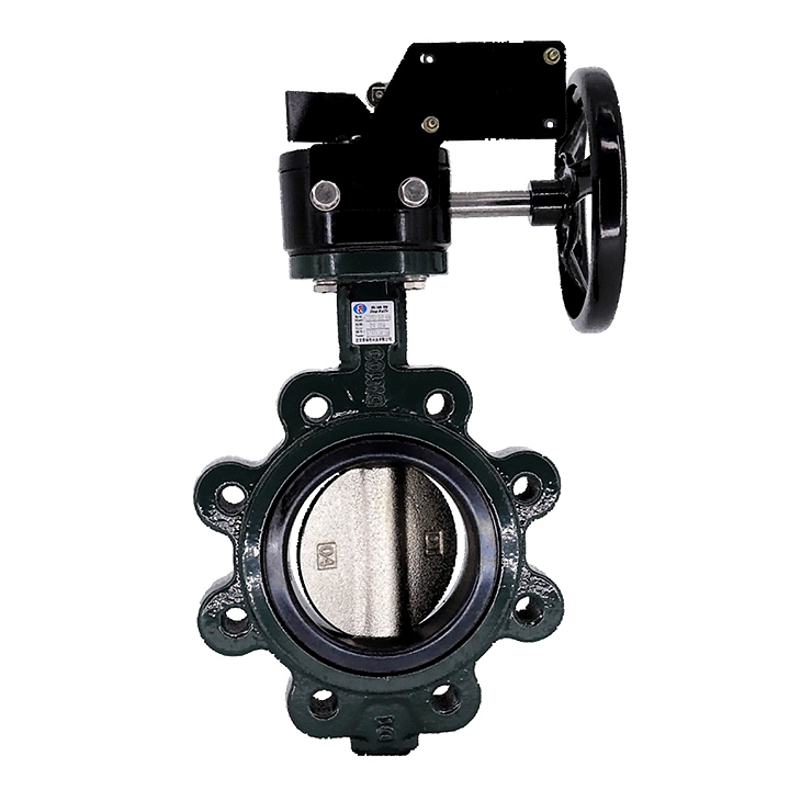 有靠背單夾式發(fā)訊蝸輪蝶閥 有靠背單夾式發(fā)訊蝸輪蝶閥