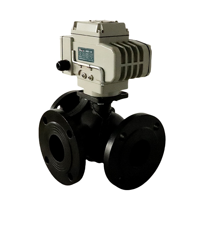 法蘭式電動(dòng)三通球閥