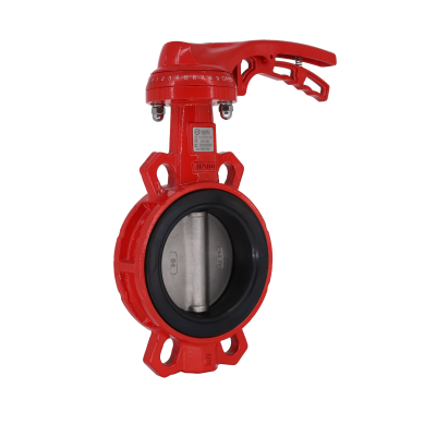 無靠背對夾式手柄蝶閥