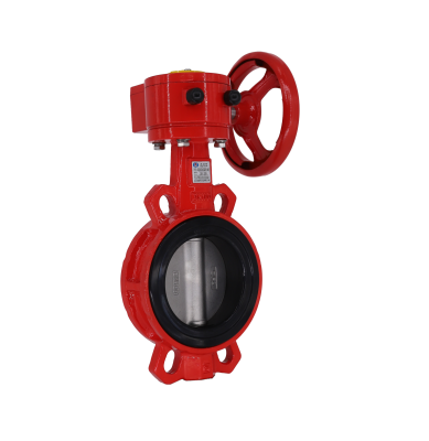 無靠背對夾式蝸輪蝶閥