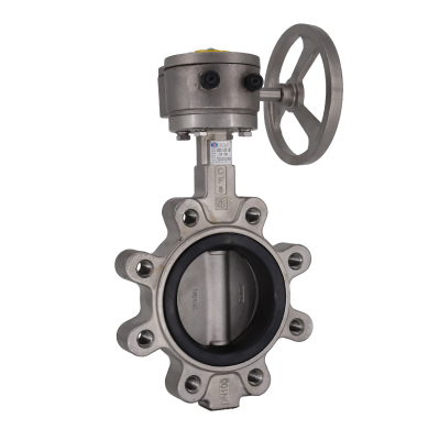 有靠背—不銹鋼單夾式蝸輪蝶閥