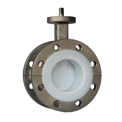 全襯不銹鋼法蘭式無頭蝶閥