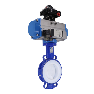 全襯對夾式氣動(dòng)蝶閥