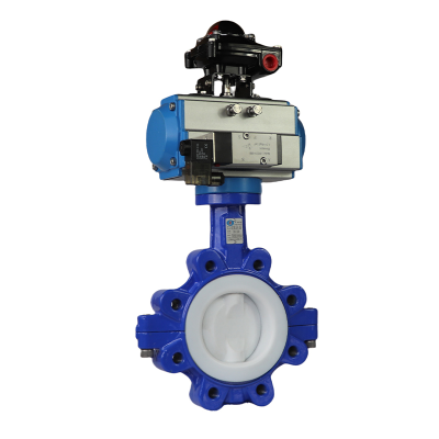 全襯單夾式氣動(dòng)蝶閥