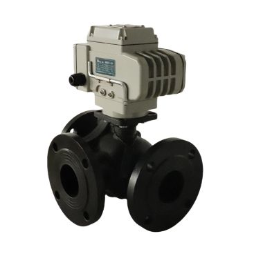 法蘭式電動(dòng)三通球閥