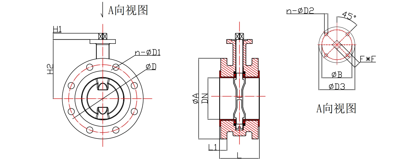 全襯—法蘭式無頭蝶閥