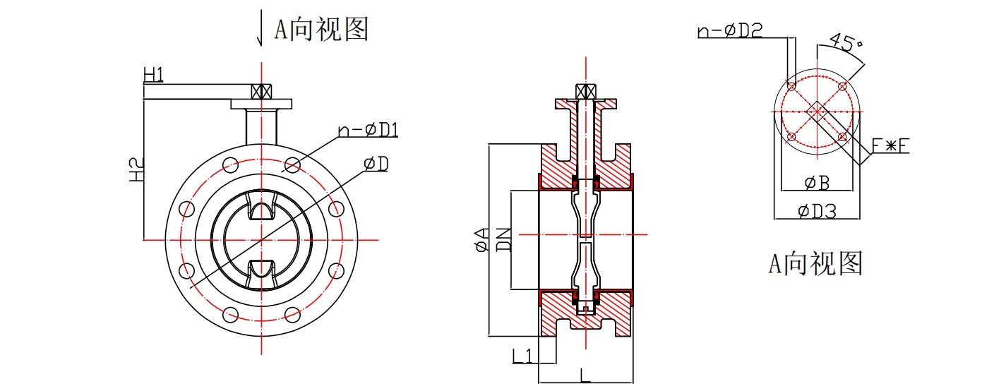 全襯—不銹鋼法蘭式無(wú)頭蝶閥