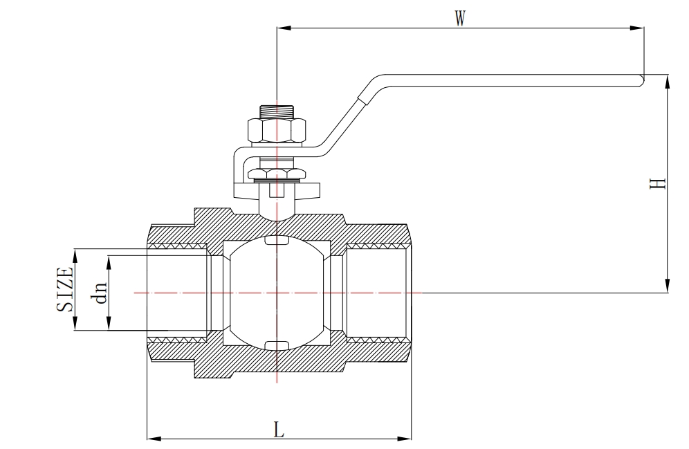 二片式手柄球閥 二片式手柄球閥