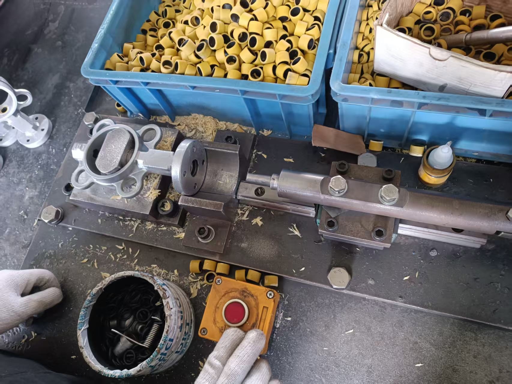 DN40對夾式手柄蝶閥