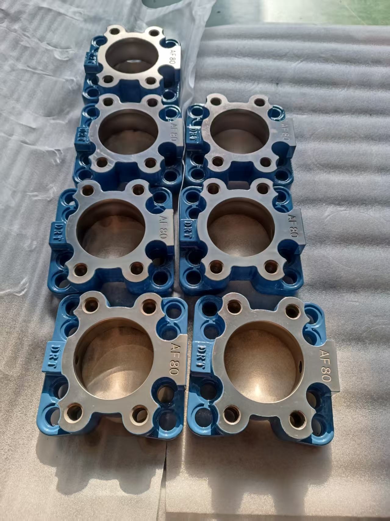 AF80 偏心蝶閥藍色